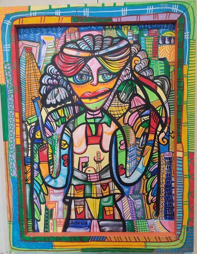 "Ukrainian Cupid" von Laurentiu Dimisca, Malerei kaufen auf Singulart