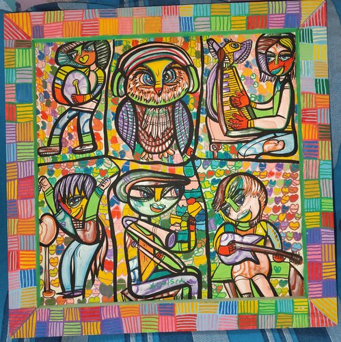 Music, my Love 1 van Laurentiu Dimisca, Schilderij te koop op Singulart