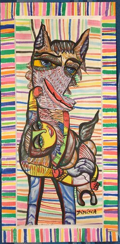 My Child and I 2 by Laurentiu Dimisca, Painting for Sale on Singulart