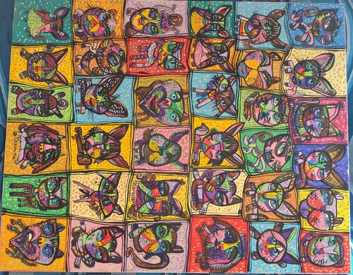 The Reload of the Cat de Laurentiu Dimisca, Pintura a la venta en Singulart