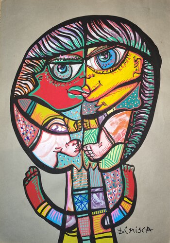 Infinite Love van Laurentiu Dimisca, Werk op papier te koop op Singulart