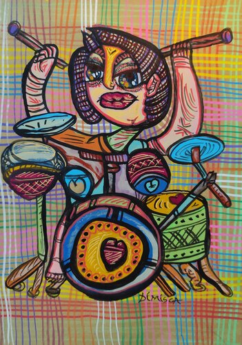 Music 5 von Laurentiu Dimisca, Malerei kaufen auf Singulart