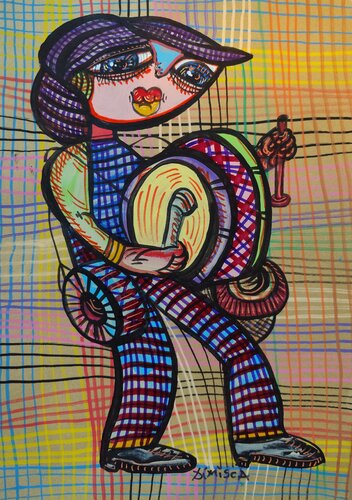 Music 11 di Laurentiu Dimisca, Pittura in vendita su Singulart