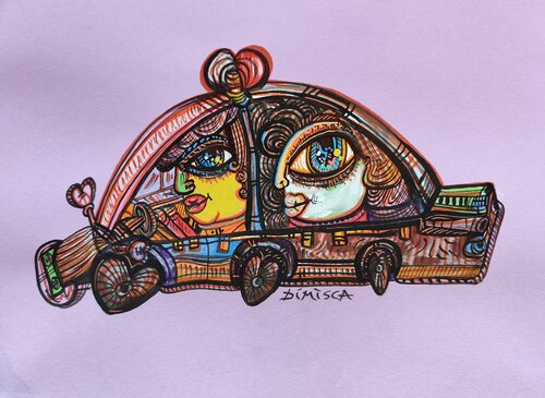 The speed of Love di Laurentiu Dimisca, Pittura in vendita su Singulart