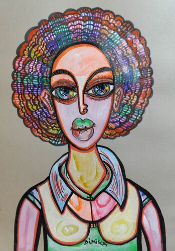 Soft Defiance van Laurentiu Dimisca, Schilderij te koop op Singulart