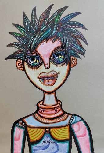 Young Rebel van Laurentiu Dimisca, Schilderij te koop op Singulart