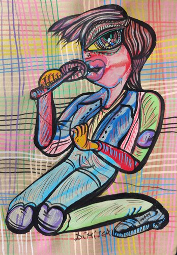 Music of Love 06 by Laurentiu Dimisca, Painting for Sale on Singulart