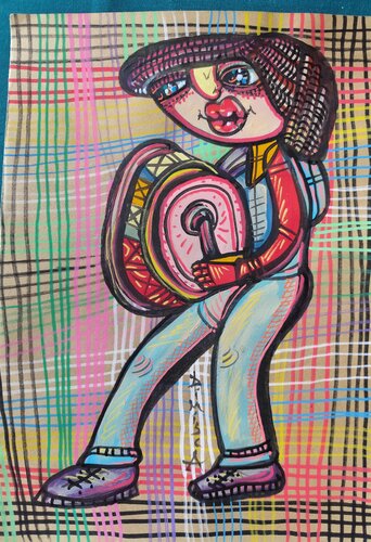 Music of Love 09 di Laurentiu Dimisca, Pittura in vendita su Singulart