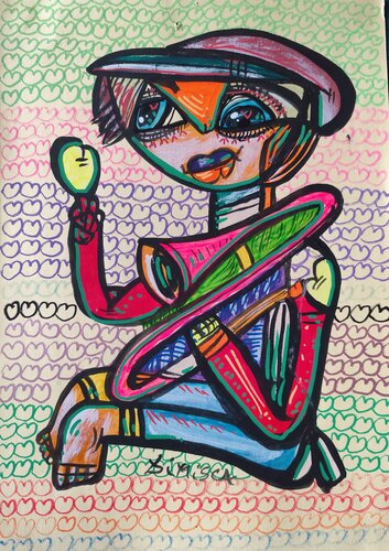 Music of Love 022 von Laurentiu Dimisca, Malerei kaufen auf Singulart