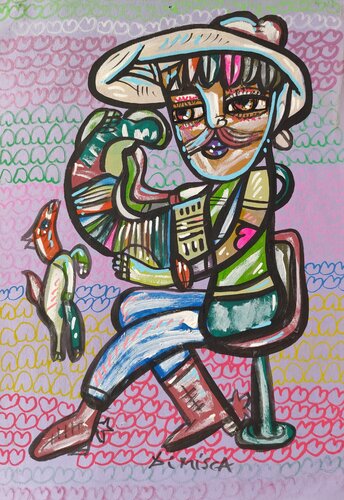 Music of Love 027 par Laurentiu Dimisca, Peinture en vente sur Singulart