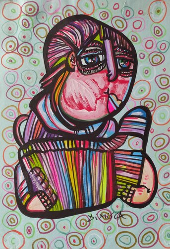 Music of Love 028 by Laurentiu Dimisca, Painting for Sale on Singulart