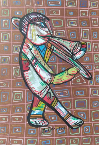 Music of Love 035 par Laurentiu Dimisca, Peinture en vente sur Singulart