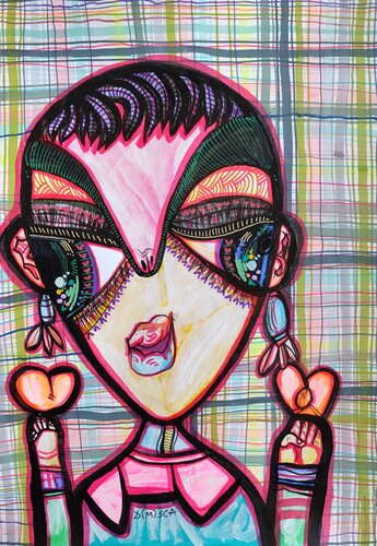Fantastic Woman 2 van Laurentiu Dimisca, Schilderij te koop op Singulart