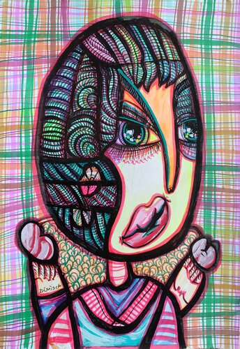 Fantastic Woman 6 di Laurentiu Dimisca, Pittura in vendita su Singulart