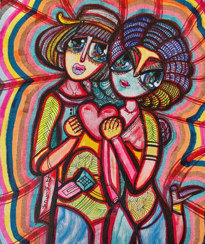 I belong to you ,you belong to me 2 von Laurentiu Dimisca, Malerei kaufen auf Singulart