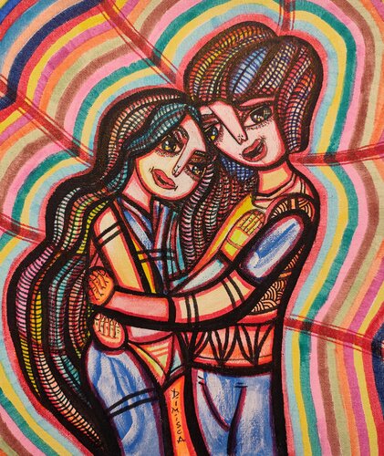 I belong to you ,You belong to me 7 von Laurentiu Dimisca, Malerei kaufen auf Singulart