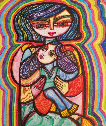 I belong to you ,You belong to me 9 par Laurentiu Dimisca, Peinture en vente sur Singulart