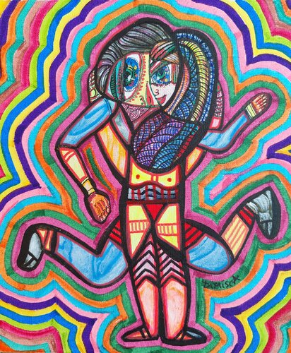 I belong to you ,You belong to me 13 par Laurentiu Dimisca, Peinture en vente sur Singulart