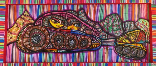 Let's Fight in Love di Laurentiu Dimisca, Pittura in vendita su Singulart
