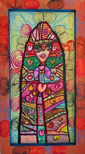 The tree of Love de Laurentiu Dimisca, Pintura a la venta en Singulart