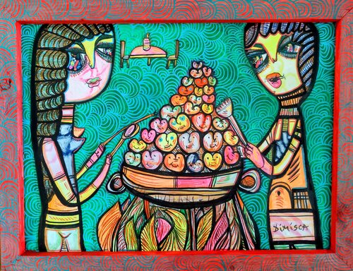 Master Chefs of Hearts by Laurentiu Dimisca, 회화 for Sale on Singulart