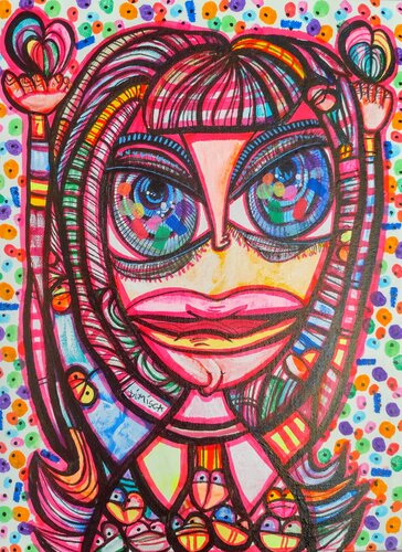 Fantastic Woman 13 von Laurentiu Dimisca, Malerei kaufen auf Singulart