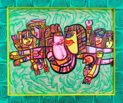 Witnesses of Love von Laurentiu Dimisca, Malerei kaufen auf Singulart