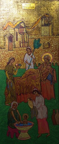 4.The Birth of the Mother of God by Laurentiu Dimisca, 회화 for Sale on Singulart