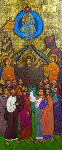 9.The Ascension of the Lord di Laurentiu Dimisca, Pittura in vendita su Singulart