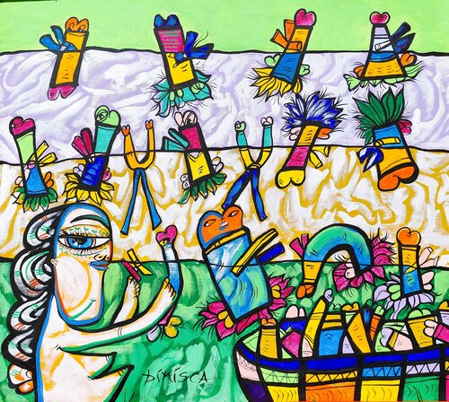 Erotism 2 by Laurentiu Dimisca, Painting for Sale on Singulart