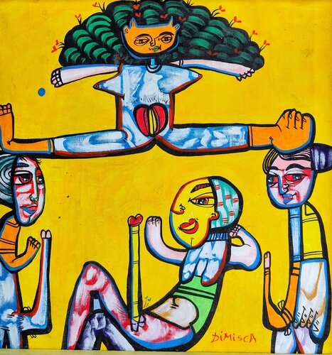 Erotism 8 by Laurentiu Dimisca, Painting for Sale on Singulart