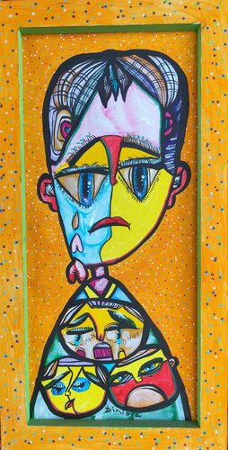 Don't Cry for Me, Little Boy! by Laurentiu Dimisca, 絵画 for Sale on Singulart