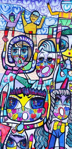 Doomed to Love di Laurentiu Dimisca, Pittura in vendita su Singulart