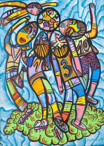 The colors of sport 2 di Laurentiu Dimisca, Pittura in vendita su Singulart