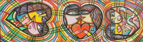The Universe of Love von Laurentiu Dimisca, Malerei kaufen auf Singulart