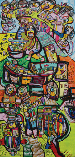 Demolation man by Laurentiu Dimisca, 회화 for Sale on Singulart