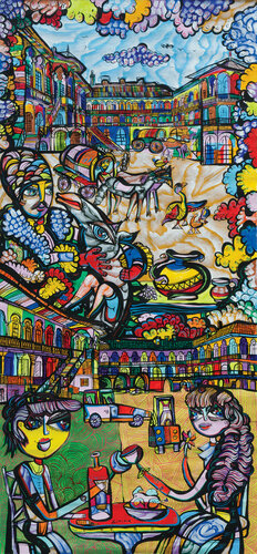 Yesterday, today and to be continued by Laurentiu Dimisca, 회화 for Sale on Singulart