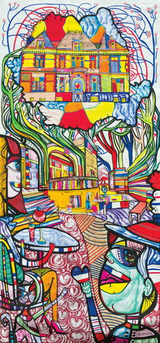 Roumanie & France by Laurentiu Dimisca, 회화 for Sale on Singulart
