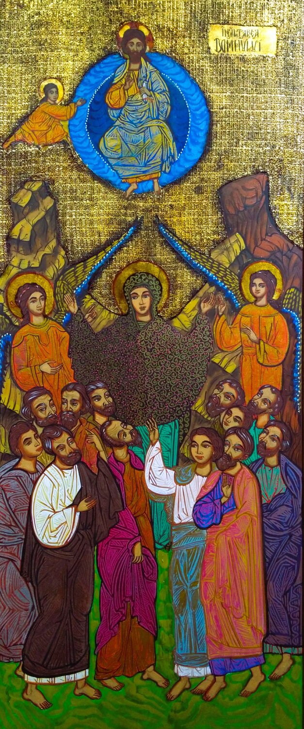 9.The Ascension of the Lord Laurentiu Dimisca Originalgemälde zu verkaufen