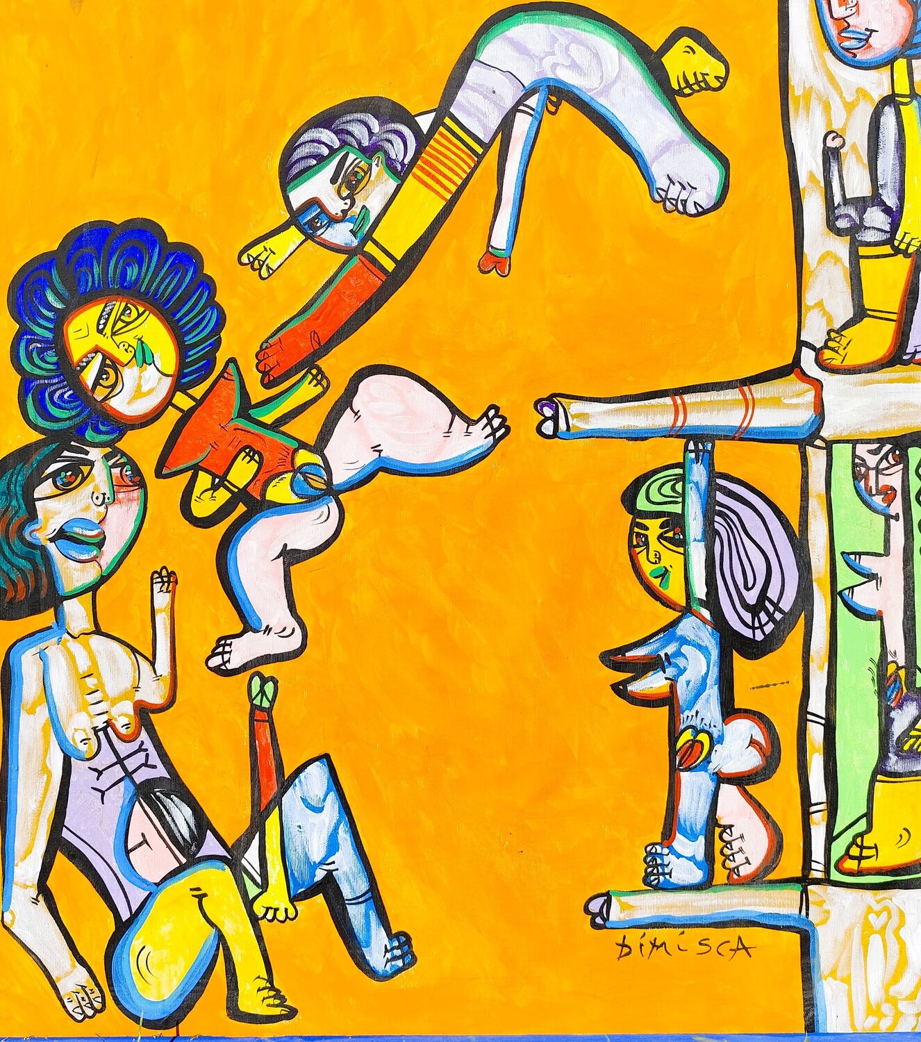 Erotism 4 Laurentiu Dimisca Original painting for sale