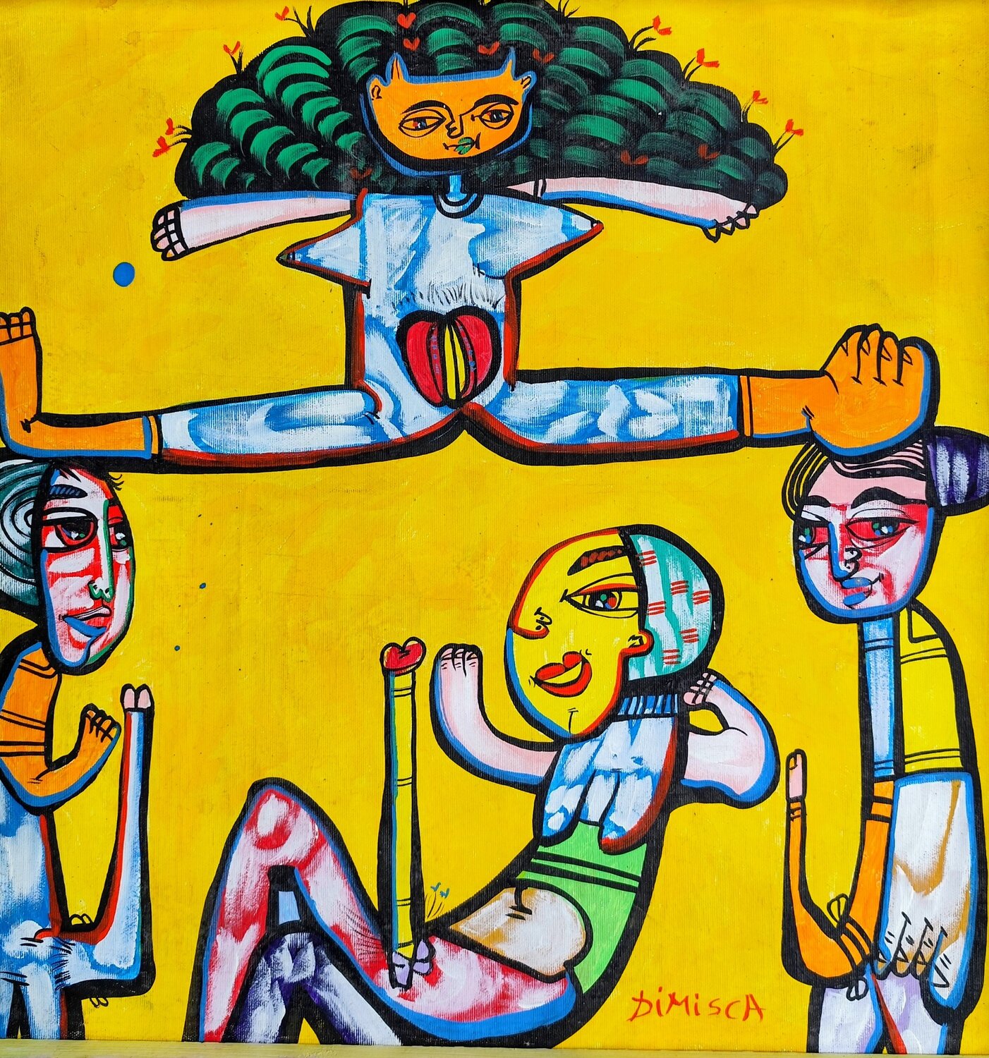 Erotism 8 Laurentiu Dimisca Original painting for sale
