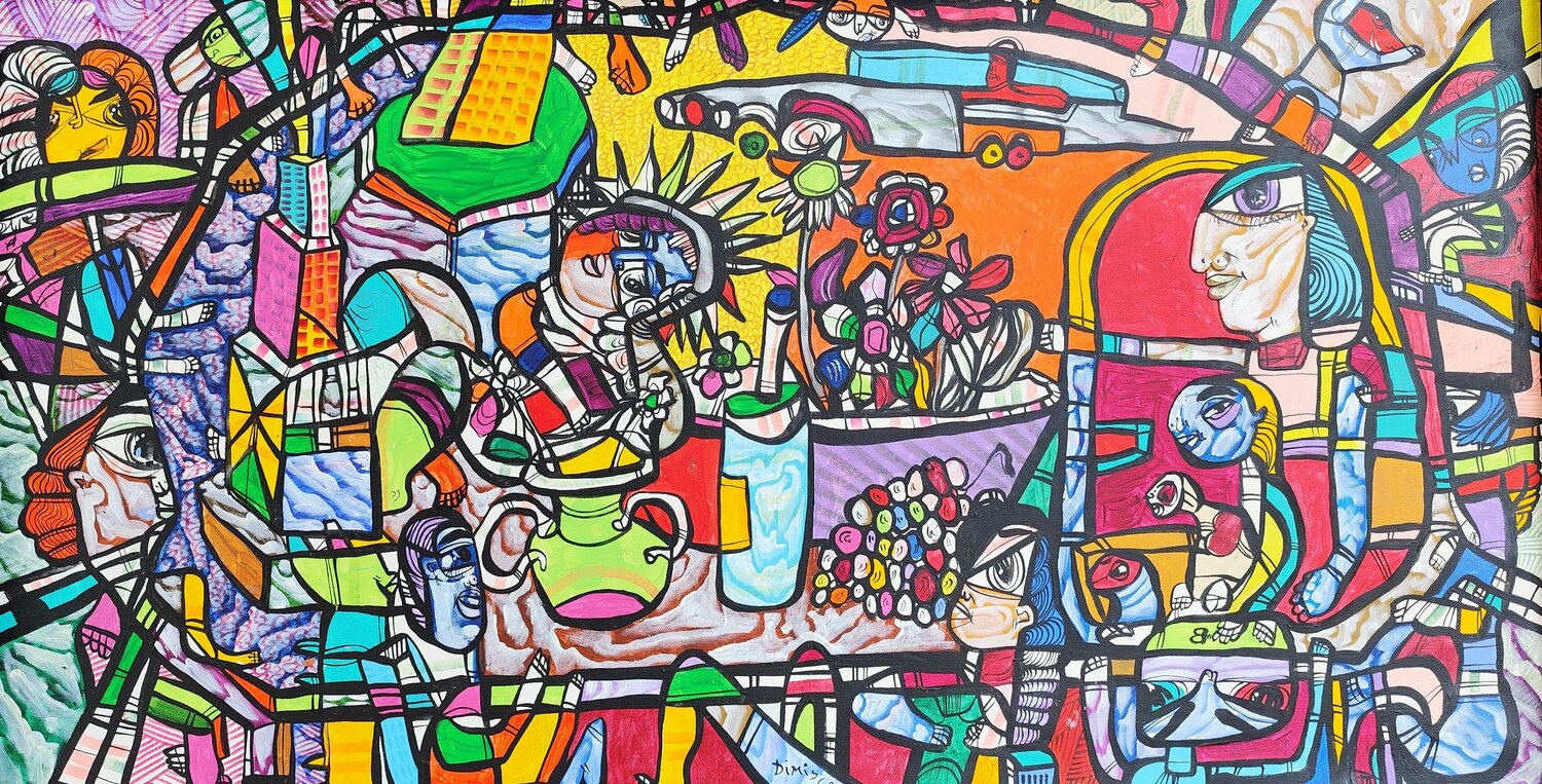 Still life in New York Laurentiu Dimisca Pintura original en venta