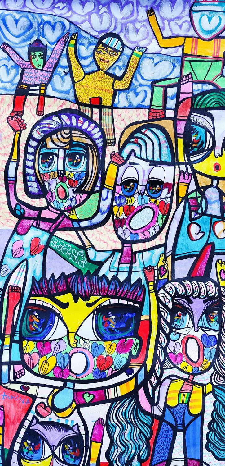 Doomed to Love Laurentiu Dimisca Origineel schilderij te koop