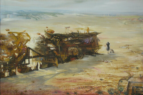 Metaphisical landscape di Dmitry Danylov, Pittura in vendita su Singulart