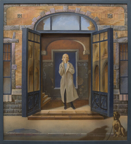 SECRETS OF OLD COURTYARDS van Yaroslav Kurbanov, Schilderij te koop op Singulart