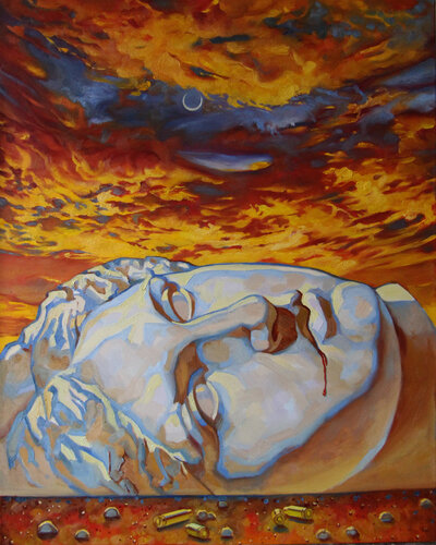 "THE WAR OF THE WORLDS" di Yaroslav Kurbanov, Pittura in vendita su Singulart