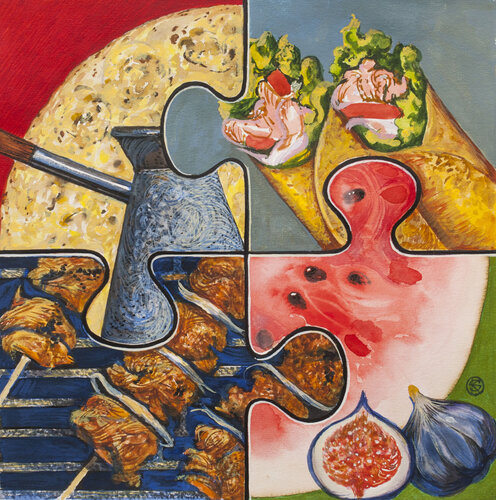 Serie Stereotype. "1001  Nacht" von Yaroslav Kurbanov, Werk auf Papier kaufen auf Singulart