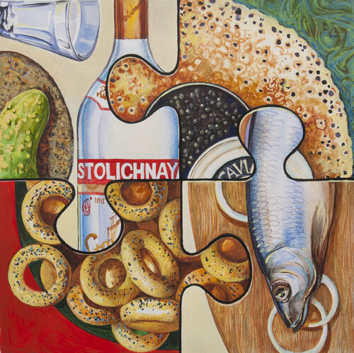 Serie Stereotype. "Russische Schlemmerei" by Yaroslav Kurbanov, Work on Paper for Sale on Singulart
