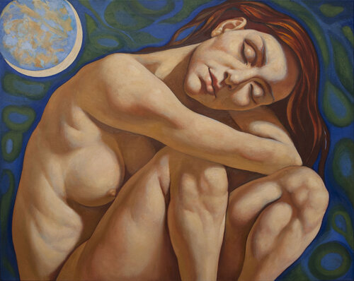 FULL MOON van Yaroslav Kurbanov, Schilderij te koop op Singulart
