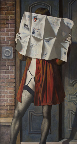 THE NEWS FROM AMSTERDAM by Yaroslav Kurbanov, Painting for Sale on Singulart